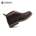 Fashion Winter Designer Nubuck Leather Ankle Chukka Boots For Men